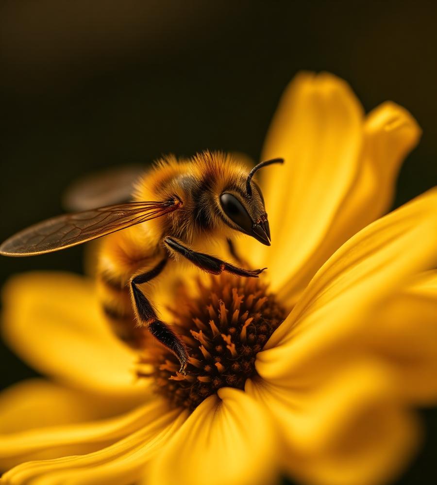Bee on a flower